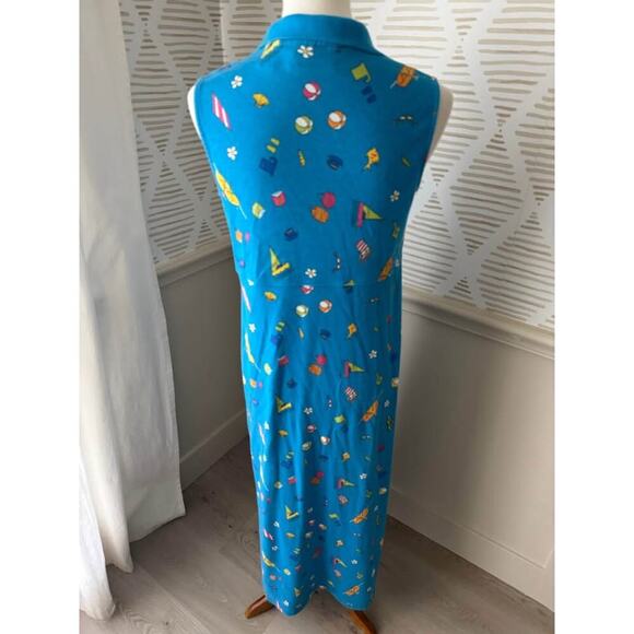 Bechamel Women’s Small Vintage Novelty Print Coastal Grandma Beachcore - Picture 4 of 6